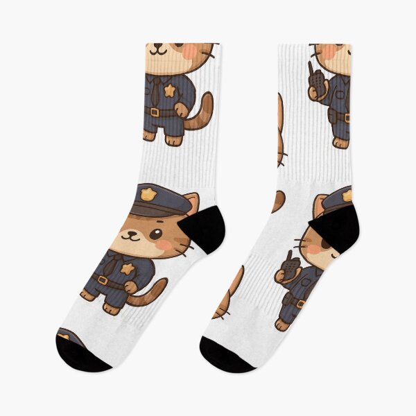 Item preview, Cute Police Officer Cat designed and sold by HoopeStylee.