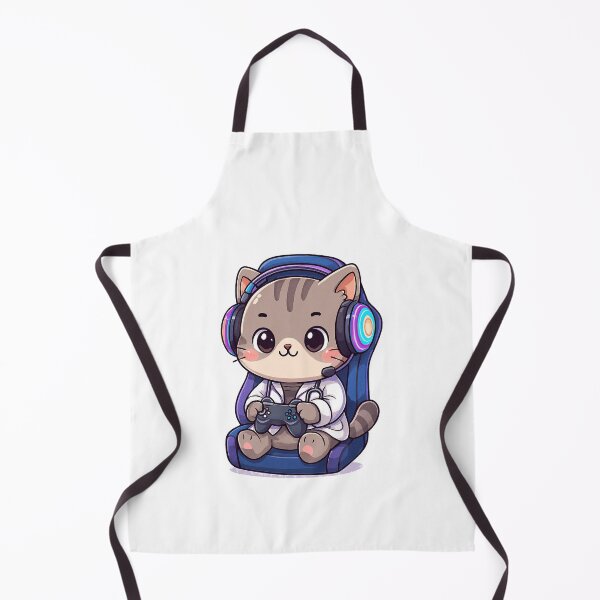 Item preview, Cute Gamer Cat Character designed and sold by HoopeStylee.