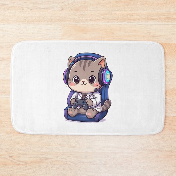 Item preview, Cute Gamer Cat Character designed and sold by HoopeStylee.