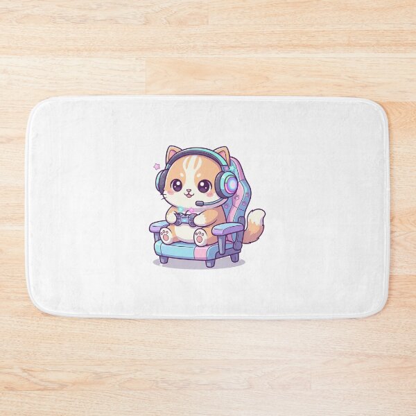 Item preview, Cute Gamer Cat Character designed and sold by HoopeStylee.