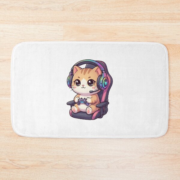 Item preview, Cute Gamer Cat Character designed and sold by HoopeStylee.
