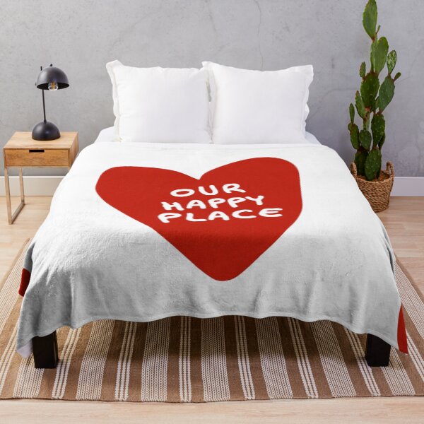 Item preview, Our Happy Place Heart Typography designed and sold by pointense.
