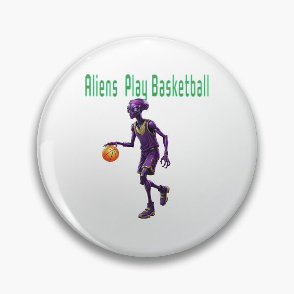 Item preview, Aliens Play Basketball designed and sold by Fragmented Murmurings.