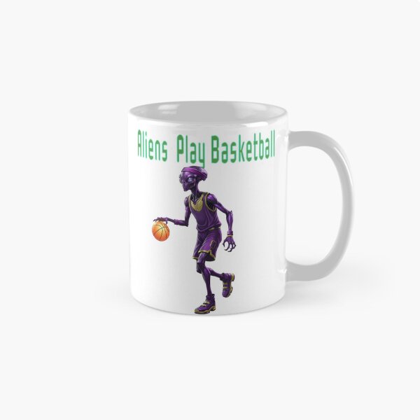 Item preview, Aliens Play Basketball designed and sold by Fragmented Murmurings.