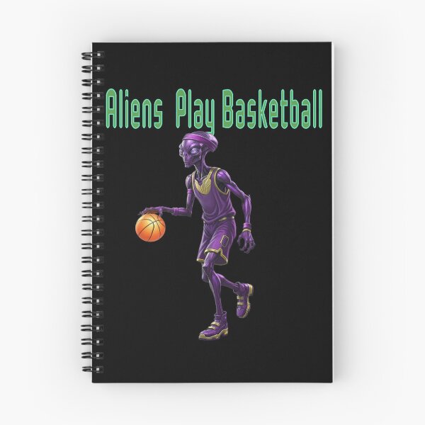 Item preview, Aliens Play Basketball designed and sold by Fragmented Murmurings.