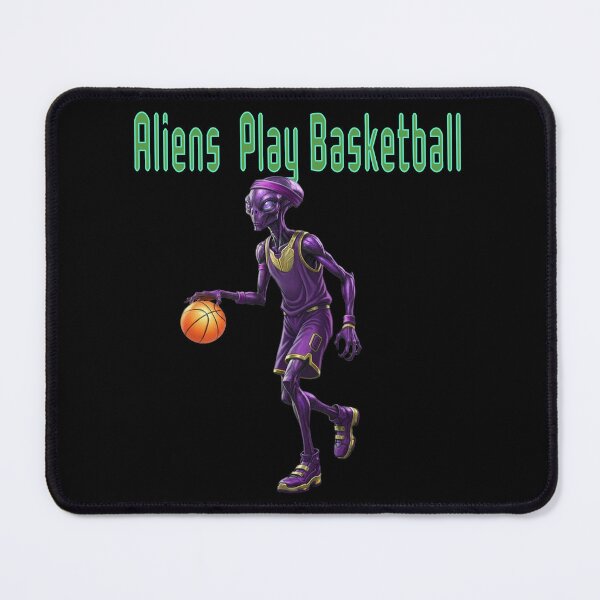 Item preview, Aliens Play Basketball designed and sold by Fragmented Murmurings.