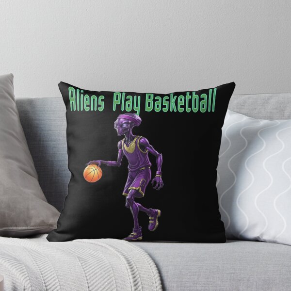 Item preview, Aliens Play Basketball designed and sold by Fragmented Murmurings.