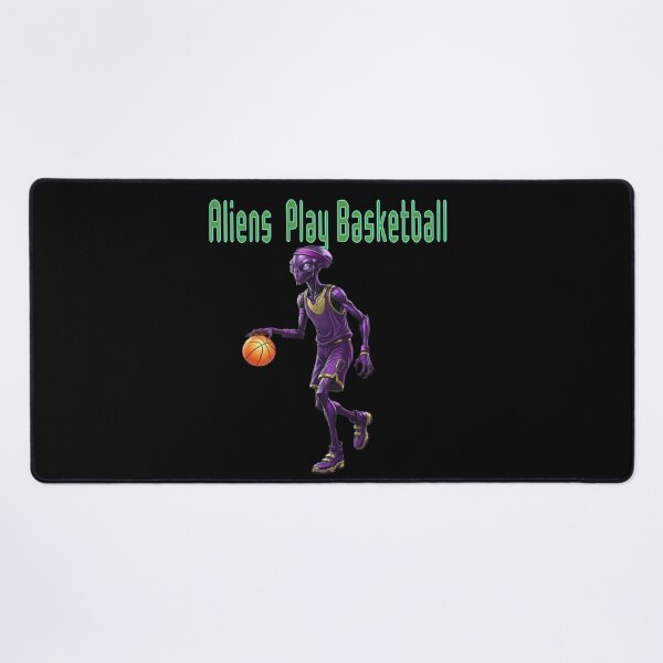 Item preview, Aliens Play Basketball designed and sold by Fragmented Murmurings.
