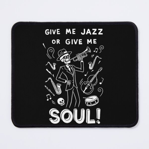 Item preview, Give Me Jazz or Soul! Cool Skeleton Musician designed and sold by ArtPandax.