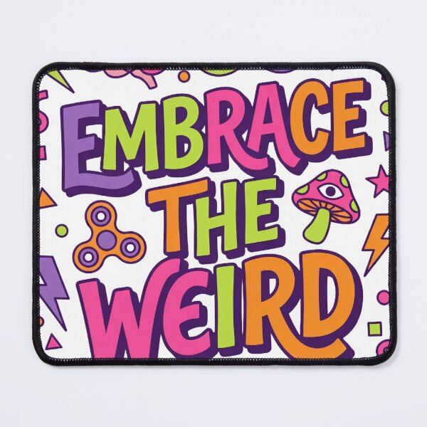 Item preview, Embrace The Weird Neurodivergent Pride Tee designed and sold by Quillway.