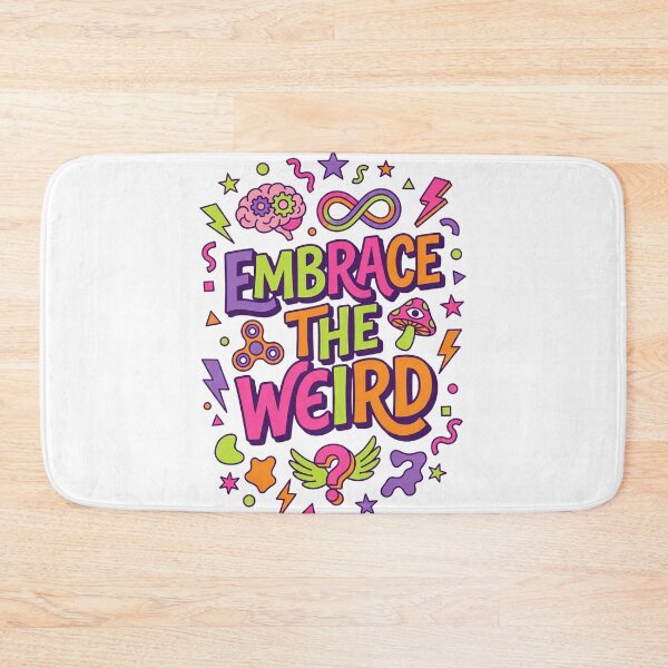 Item preview, Embrace The Weird Neurodivergent Pride Tee designed and sold by Quillway.
