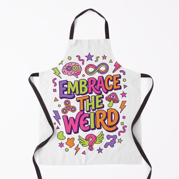 Item preview, Embrace The Weird Neurodivergent Pride Tee designed and sold by Quillway.