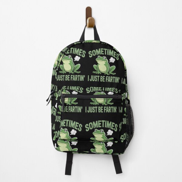 Item preview, Sometimes I Just Be Fartin Funny Frog Meme Retro Humor Design designed and sold by FreshVibe Prints.