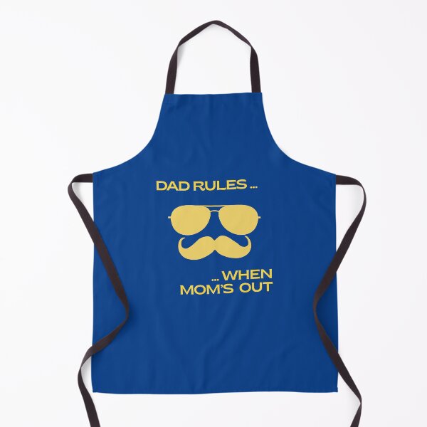 Item preview, Yellow on Royal Blue Bright pop-art punch that says “Dad rules.” designed and sold by Panoramax.