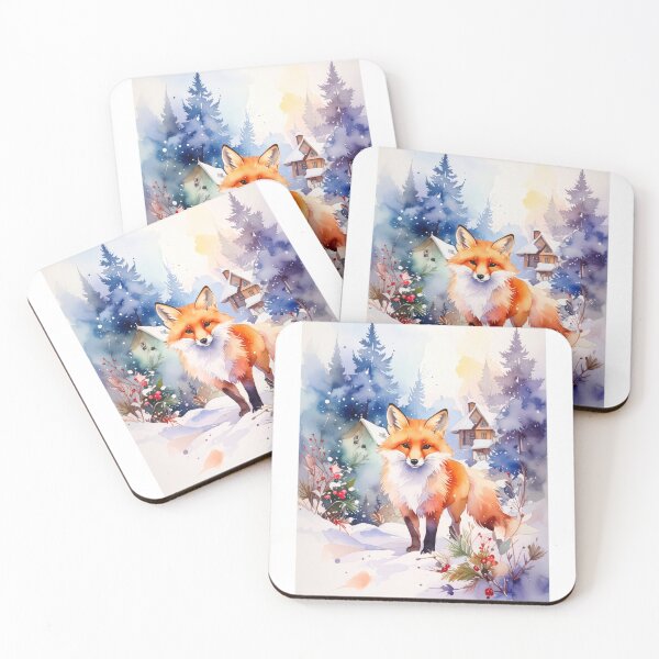 Item preview, Winter fox designed and sold by GiftiqueNook.