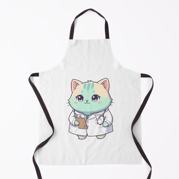Item preview, Cute Doctor Cat Illustration designed and sold by HoopeStylee.