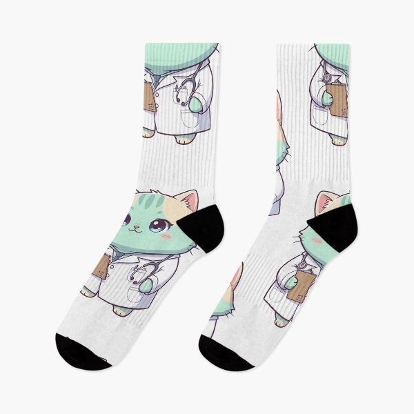 Item preview, Cute Doctor Cat Illustration designed and sold by HoopeStylee.