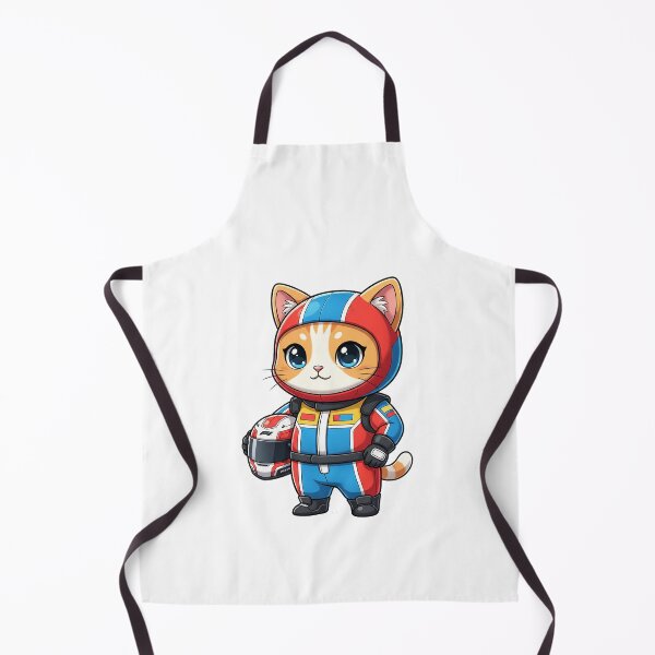 Item preview, Cute F1 Racer Cat designed and sold by HoopeStylee.