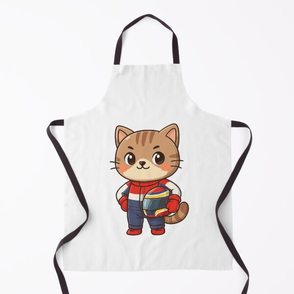 Item preview, Cute F1 Racer Cat designed and sold by HoopeStylee.