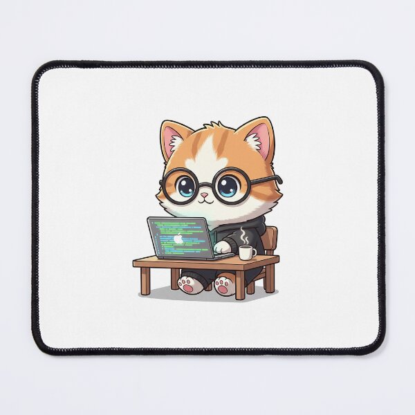Item preview, Cute Developer Cat designed and sold by HoopeStylee.