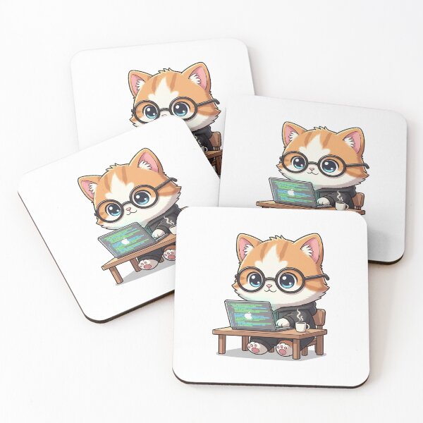 Item preview, Cute Developer Cat designed and sold by HoopeStylee.