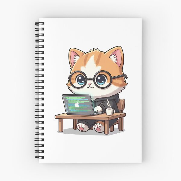 Item preview, Cute Developer Cat designed and sold by HoopeStylee.