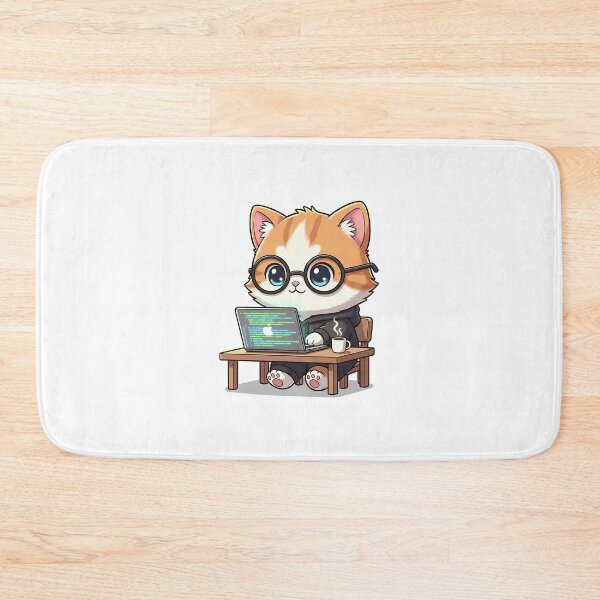 Item preview, Cute Developer Cat designed and sold by HoopeStylee.