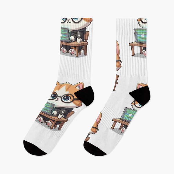 Item preview, Cute Developer Cat designed and sold by HoopeStylee.