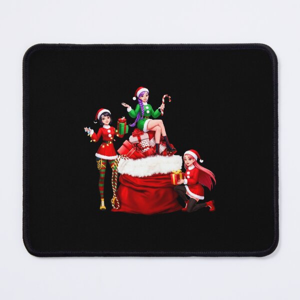 Item preview, K-pop Warriors (HUNTR/X) Sitting in Santa's Sack of Gifts designed and sold by Polarisofficial.