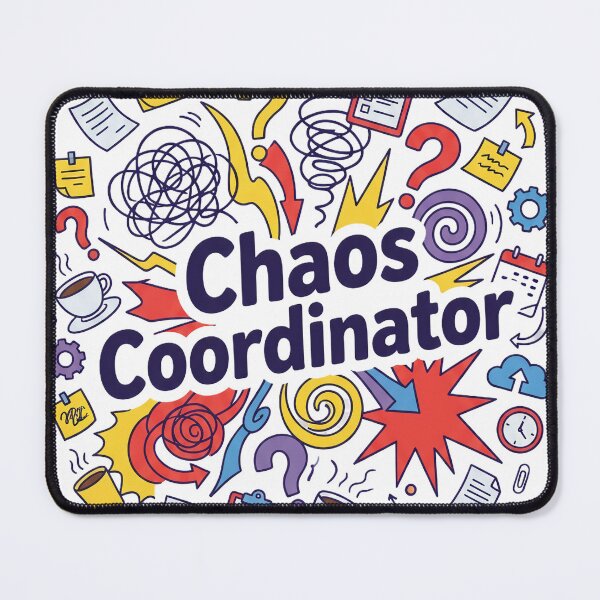 Item preview, Chaos Coordinator ADHD Life Management Tee designed and sold by Quillway.