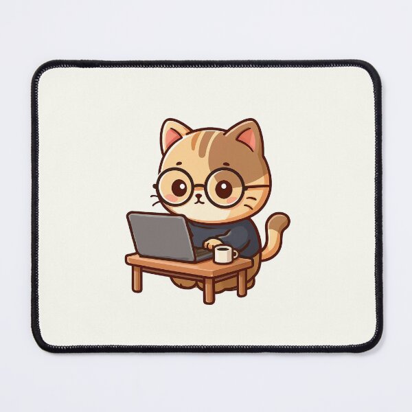 Item preview, Cute Developer Cat designed and sold by HoopeStylee.