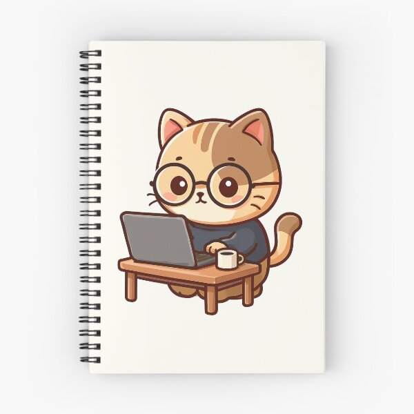 Item preview, Cute Developer Cat designed and sold by HoopeStylee.