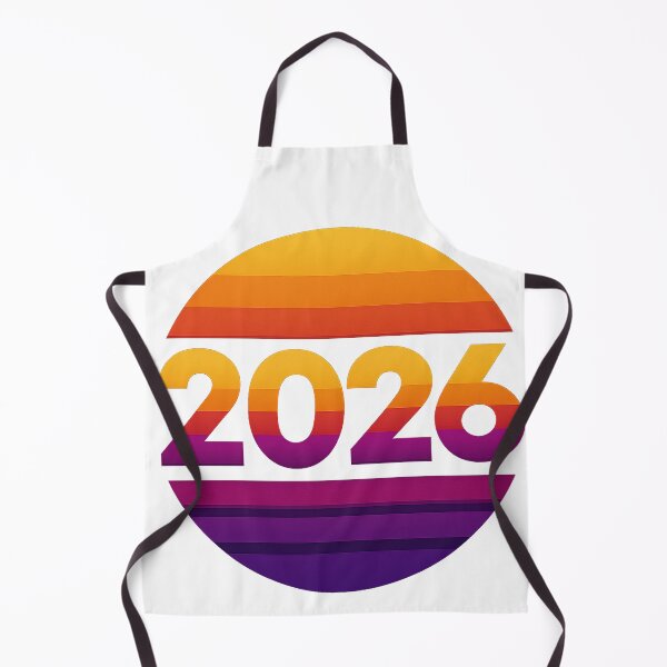Item preview, Retro Sunset 2026 Typography – Vintage Synthwave New Year Design designed and sold by FUIRY .
