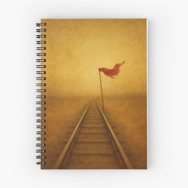 Item preview, Red Flag Railway Journey Art designed and sold by Cine8.