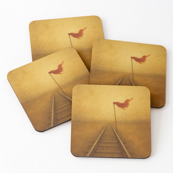 Item preview, Red Flag Railway Journey Art designed and sold by Cine8.