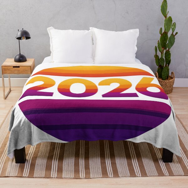 Item preview, Retro Sunset 2026 Typography – Vintage Synthwave New Year Design designed and sold by FUIRY .