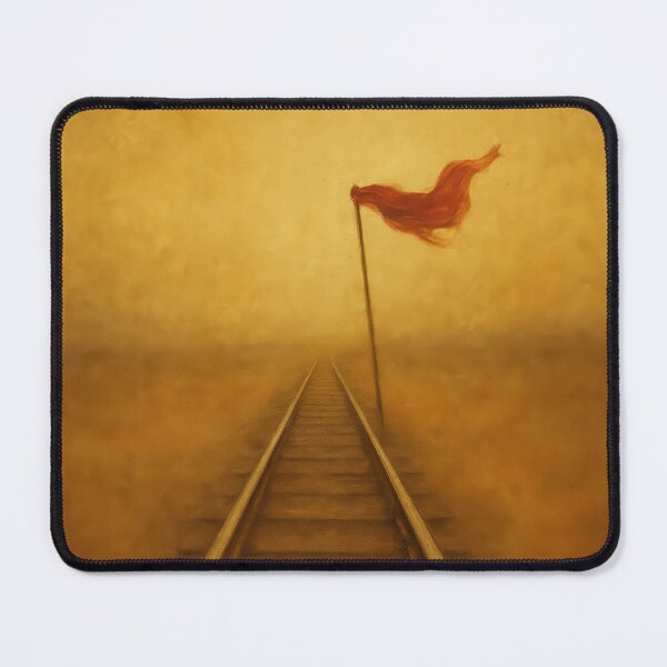 Item preview, Red Flag Railway Journey Art designed and sold by Cine8.