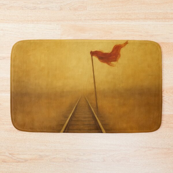 Item preview, Red Flag Railway Journey Art designed and sold by Cine8.