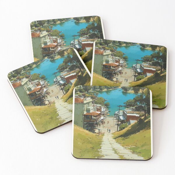 Item preview, Murray River Prince Edward Island | Waterfront Village Poster designed and sold by TuncGK.