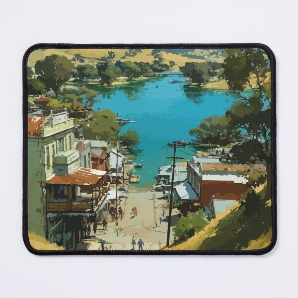 Item preview, Murray River Prince Edward Island | Waterfront Village Poster designed and sold by TuncGK.