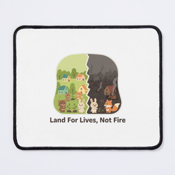 Item preview, Land For Lives, Not Fire designed and sold by HypeAtlas.