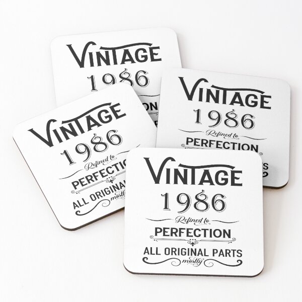 Item preview, Born in 1986 vintage funny 40th birthday designed and sold by Alexaltay.