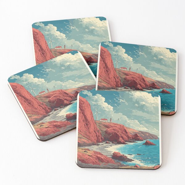 Item preview, North Cape Prince Edward Island | Red Cliff Headland Poster designed and sold by TuncGK.