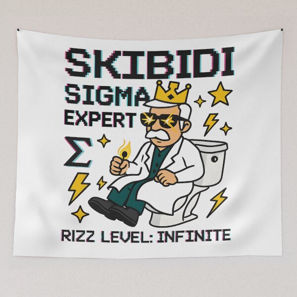 Item preview, Skibidi Sigma Expert Meme Scientist Art designed and sold by AnnDesignStudio.