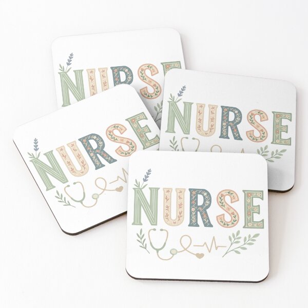Item preview,  Nurse Aesthetic Shirt • Botanical Pastel Nurse Design • Stethoscope Medical Gift for RN LPN CNA designed and sold by PrintedWithSoul.