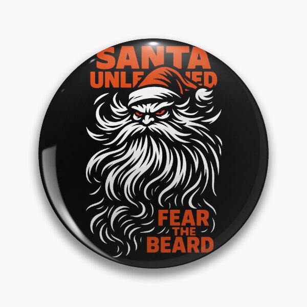 Item preview, Santa Unleashed Fear the Beard designed and sold by SnappyPNG.