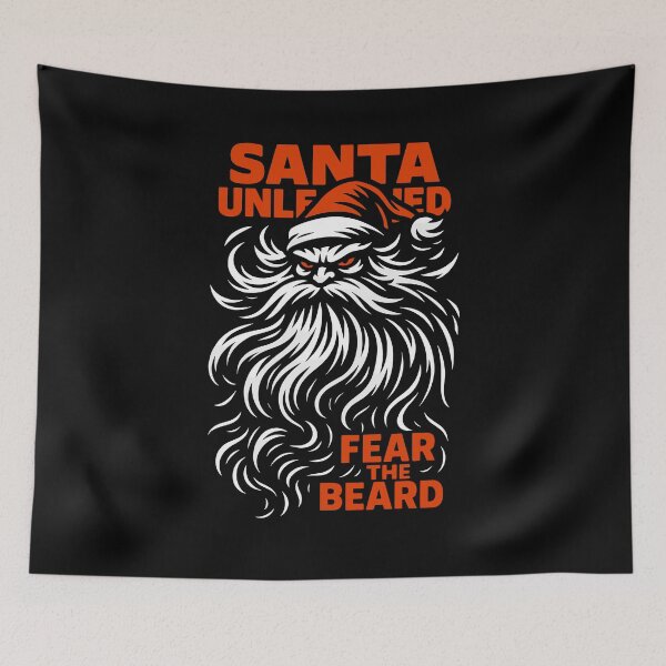 Item preview, Santa Unleashed Fear the Beard designed and sold by SnappyPNG.