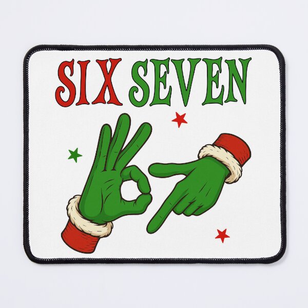 Item preview, Funny 6 7 Green Hands Christmas Graphic designed and sold by CreatedMuse.
