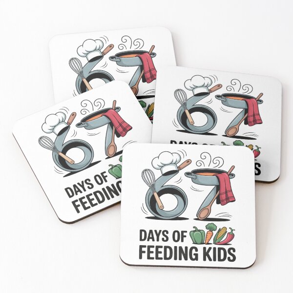 Item preview, Retro 67 Days of Feeding Kids Lunch Lady Cafeteria Worker designed and sold by FreshVibe Prints.