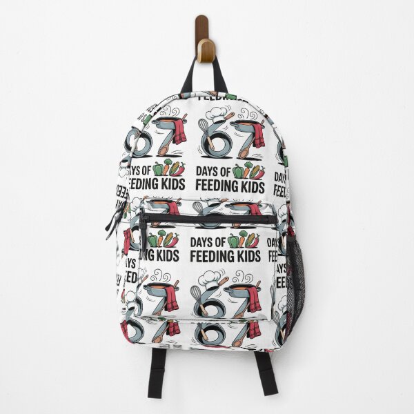 Item preview, Retro 67 Days of Feeding Kids Lunch Lady Cafeteria Worker designed and sold by FreshVibe Prints.